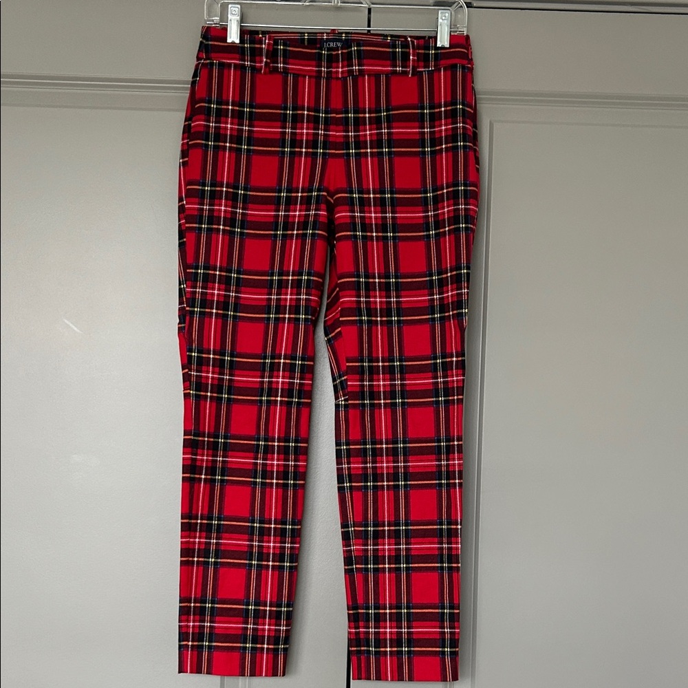 Jcrew Tartan Plaid Winnie Pants